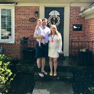 Maternity Tunic/Dress in WHITE